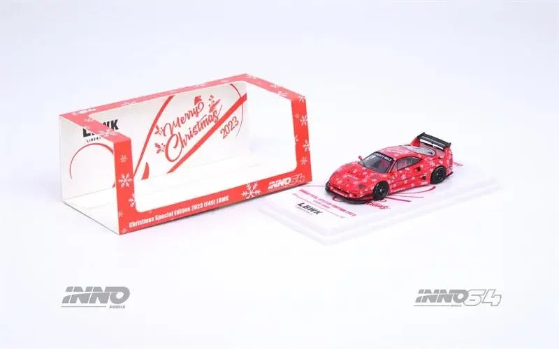 Inno64 1:64 LBWK Ferrari F40 Christmas 2023 Edition - Red