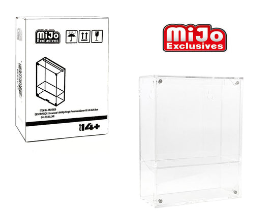 Showcase 1:64 Premium Collector Single Case with Shelve & Cover (6″x2.1/8″x8″) – Mijo Exclusive