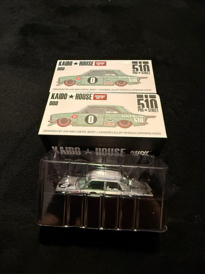 Kaido House 1:64 Datsun 510 Pro Street KDO510 - MJ Exclusive - Regular & Chase PAIR