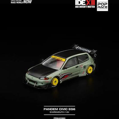 Pop Race 1:64 2025 IDE Indonesia Diecast Expo Exclusive Set Of 3 - Civic, Supra & BRZ