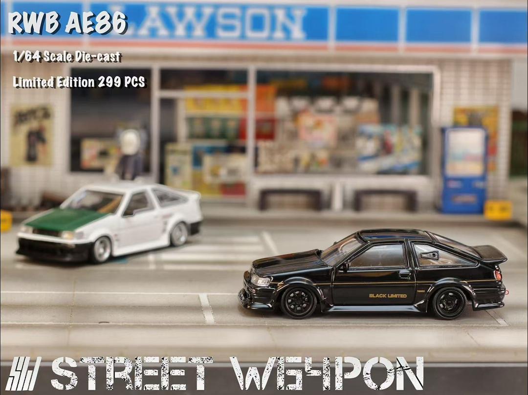 Street Weapon 1:64 RWB AE86 *2 Styles*
