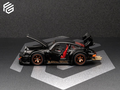 FG 1:64 Porsche RWB 930 Fully Opening - Black