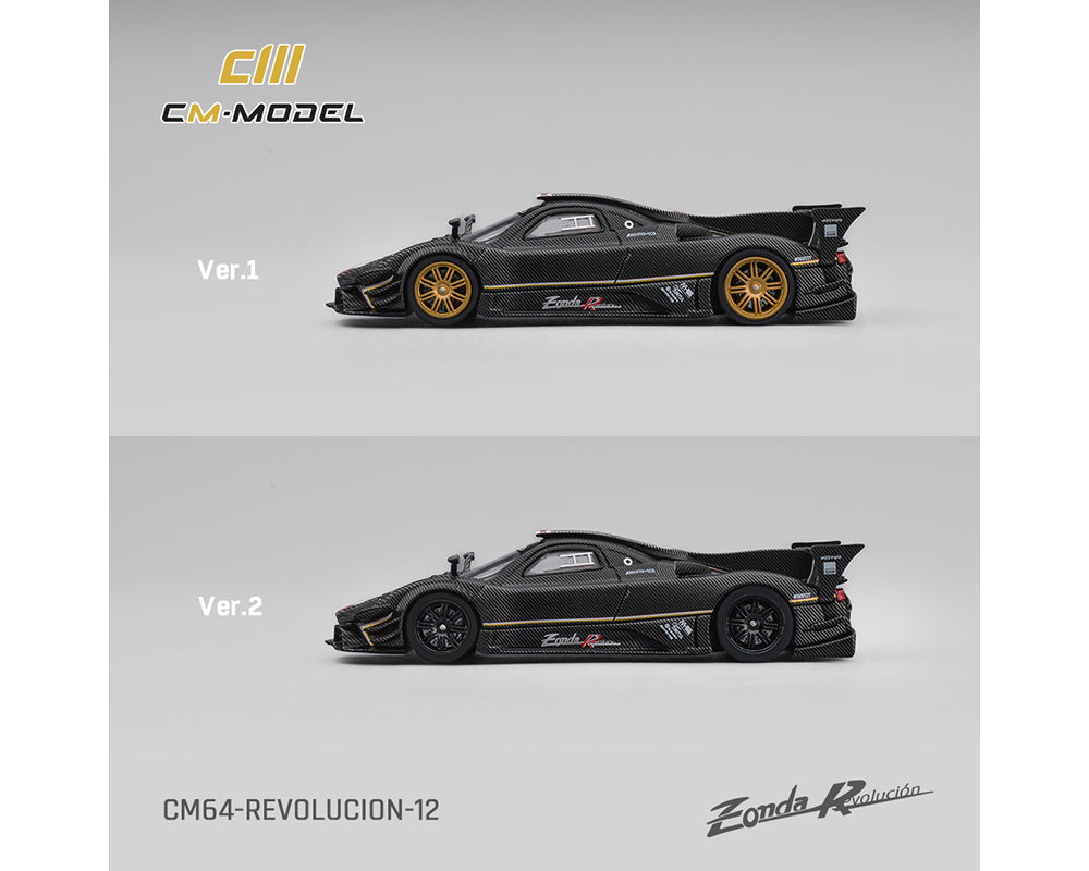 CM Model 1:64 Pagani Zonda Revolucion Dry Carbon