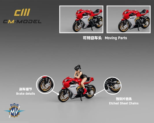 CM Model 1:64 MV Agusta SV800 With Showgirl Figure – Limited Edition