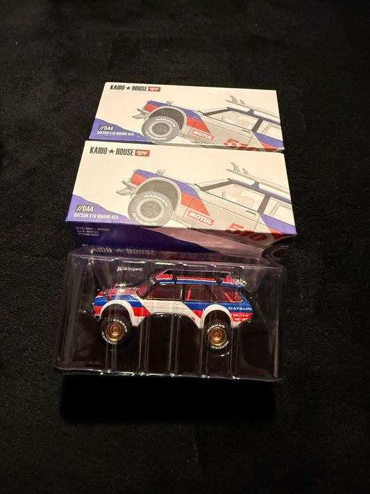 Kaido House 1:64 Datsun KAIDO 510 Wagon Kaido GT Surf Safari RS - Regular & Chase PAIR