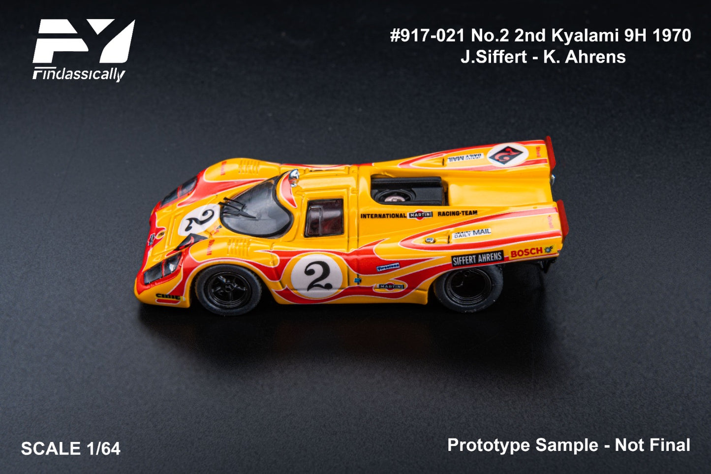 Finclassically 1:64 Porsche 917K **3 Styles**