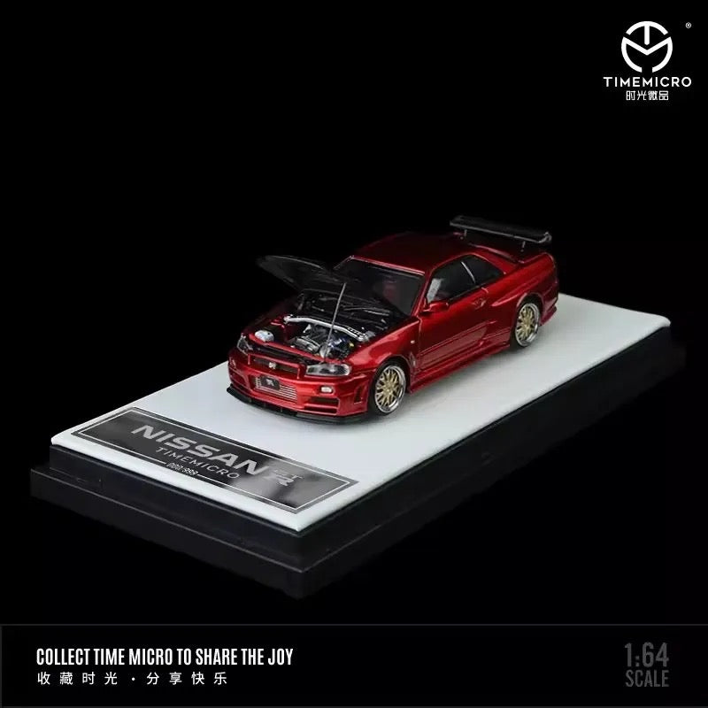 Time Micro 1:64 Nissan Skyline GT-R R34 - 3 Styles