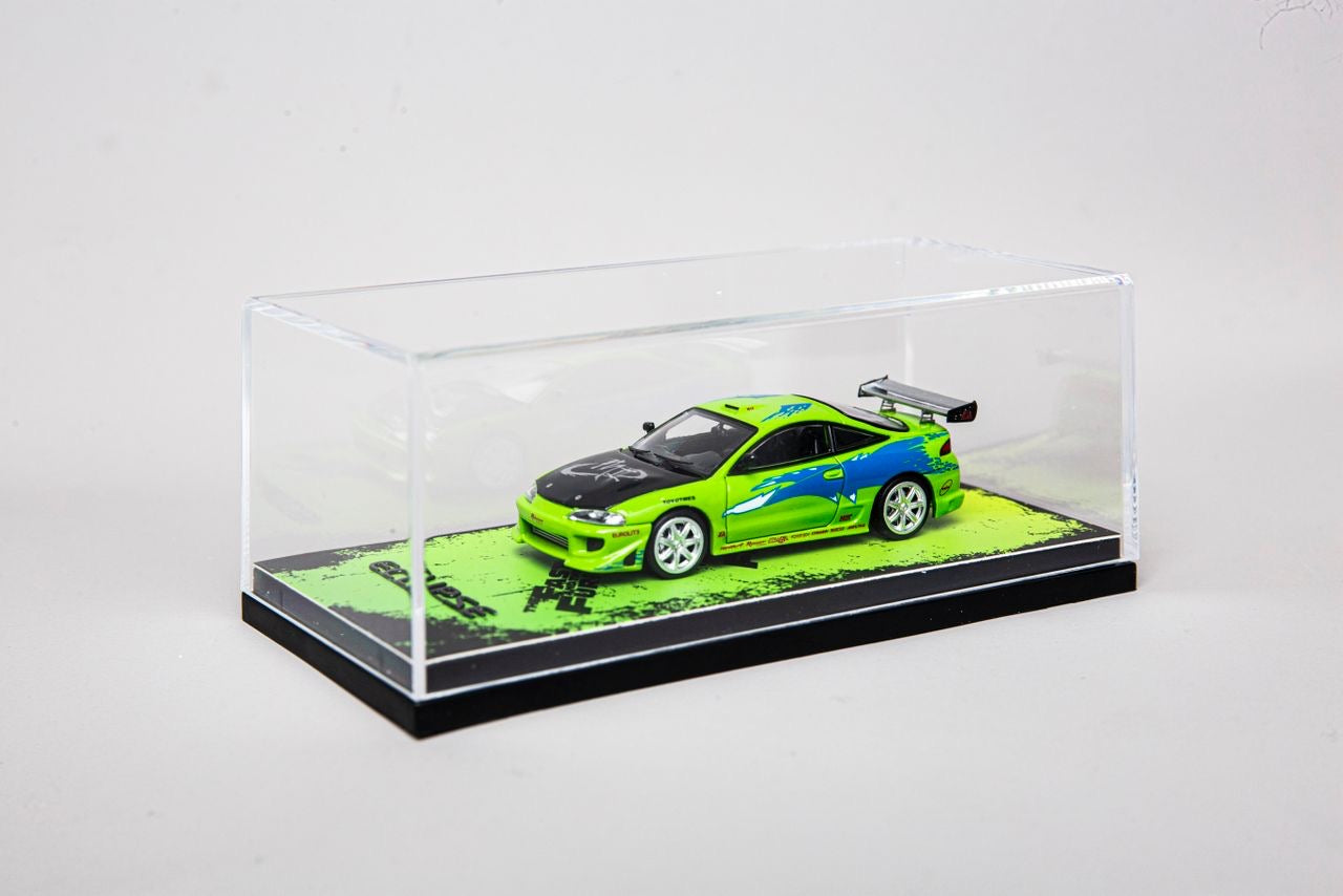 Transcend Model 1/64 Mitsubishi Eclipse Fast & Furious Modified Version Green