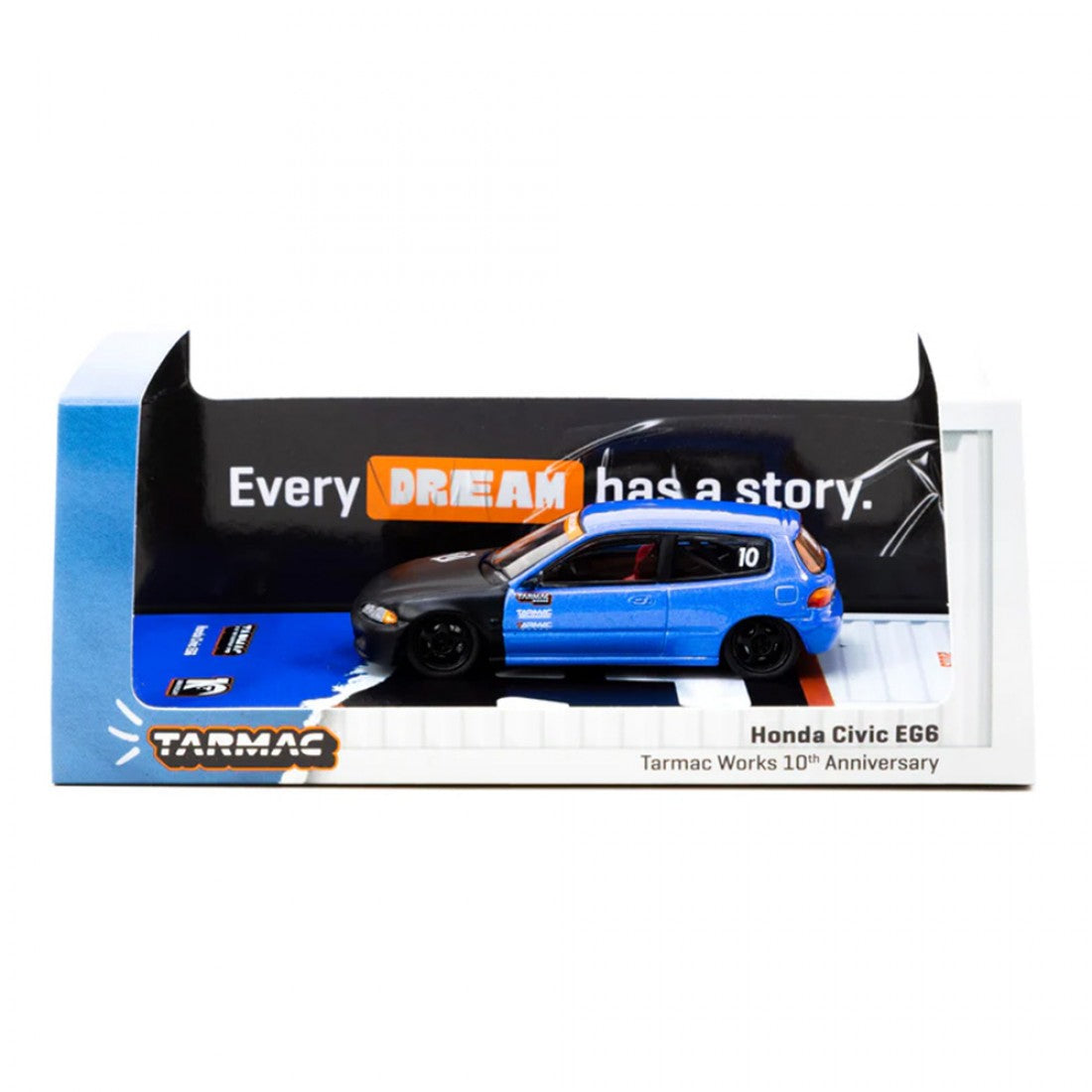 Tarmac Works 1:64 Honda Civic EG6 - 10th Anniversary Special