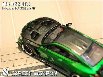 Street Weapon 1:64 M4 Flossmann Full Widebody Kit G82 GTR *2 Colors*