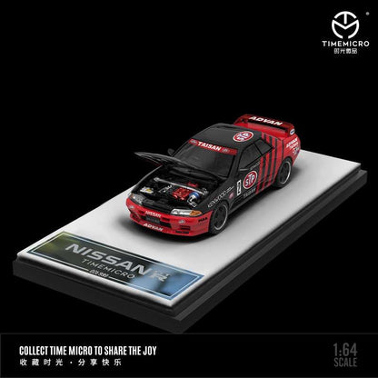 Time Micro 1:64 Nissan Skyline GT-R R32 - HKS / Advan