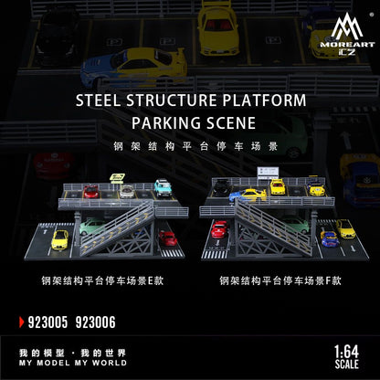 Moreart 1:64 Steel Structure Platform Parking
Scene Diorama - *2 Versions+