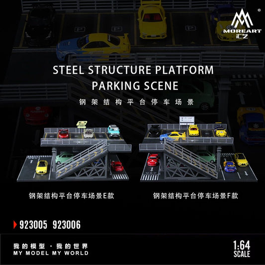 Moreart 1:64 Steel Structure Platform Parking
Scene Diorama - *2 Versions+