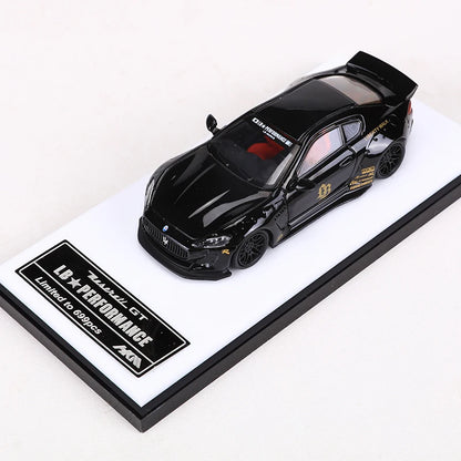 HKM 1:64 Maserati Granturismo 1ST Gen MK1 Sport GTS M145 LBWK - Gloss Black