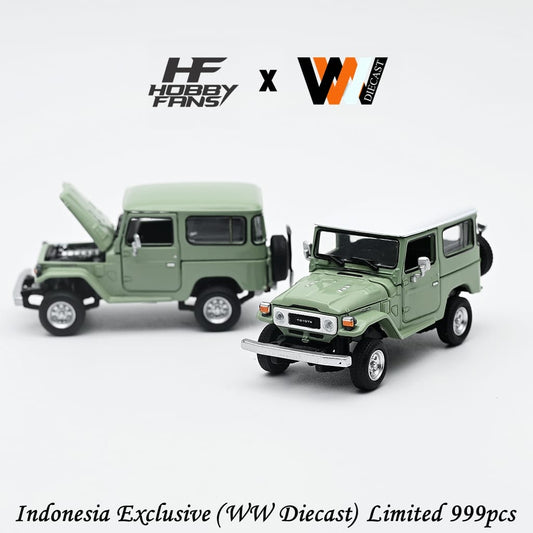 Hobby Fans 1:64 Toyota Land Cruiser FJ40 - 2 Styles