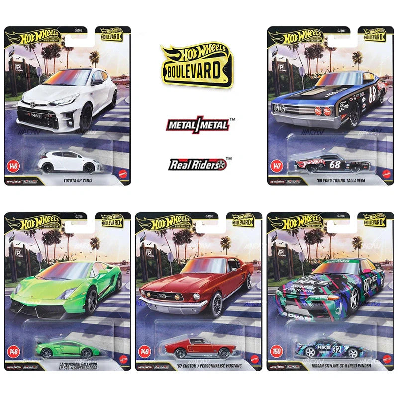 Hot Wheels 1:64 2026 Premium Boulevard Series - 958G *Set Of 5*