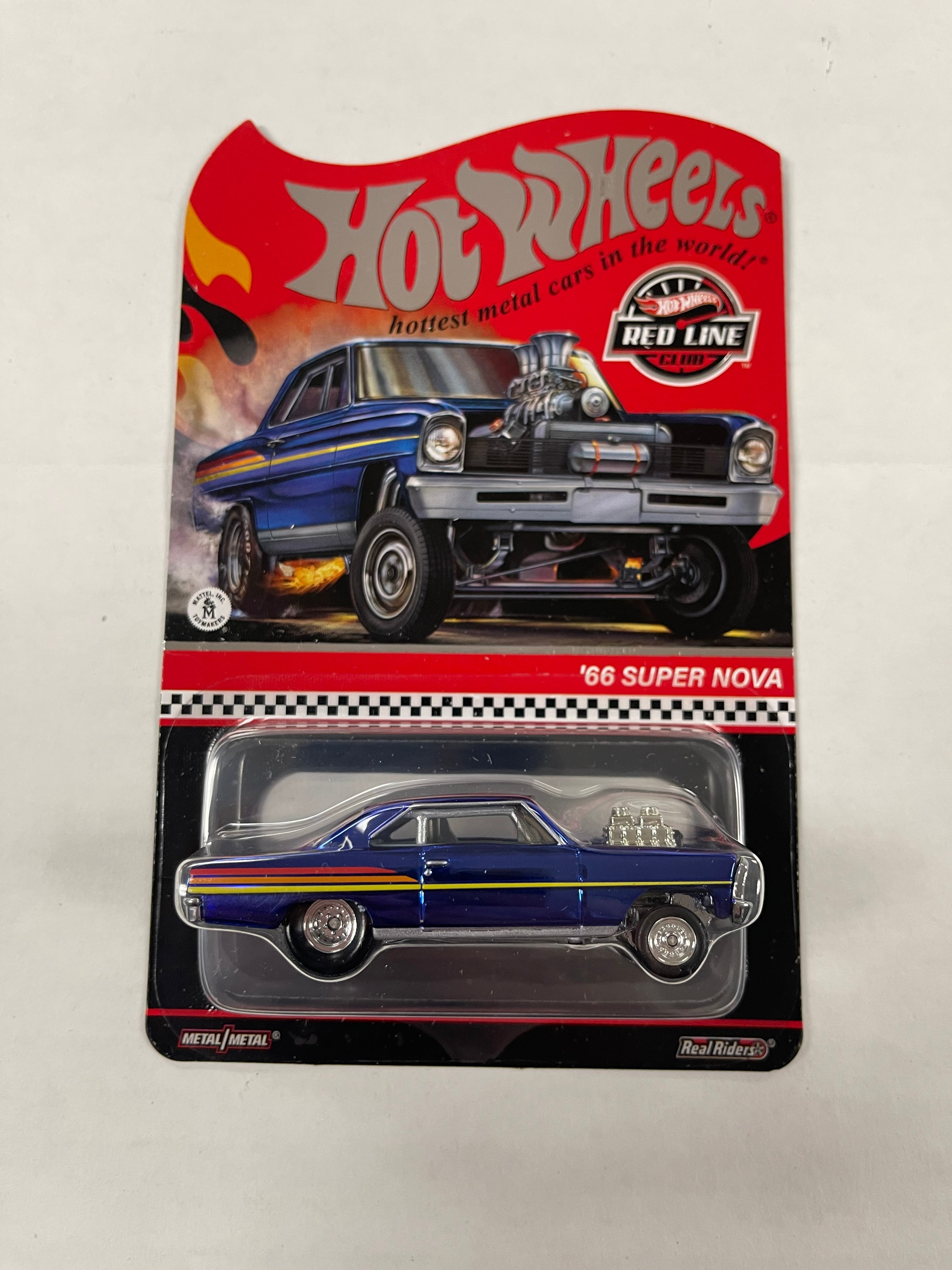 Cyclone Red Line Club Hot Wheels 1:64 RLC 2022 Red Line Club '66 Super Nova - Blue ...