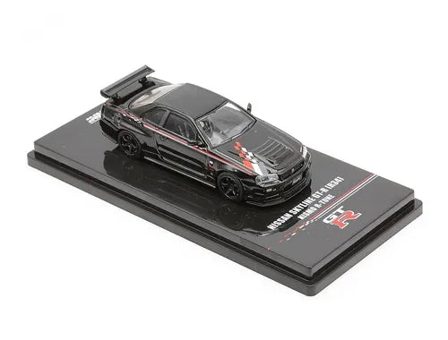 Inno64 1:64 Nissan Skyline GT-R R34 Nismo R-Tune - Black