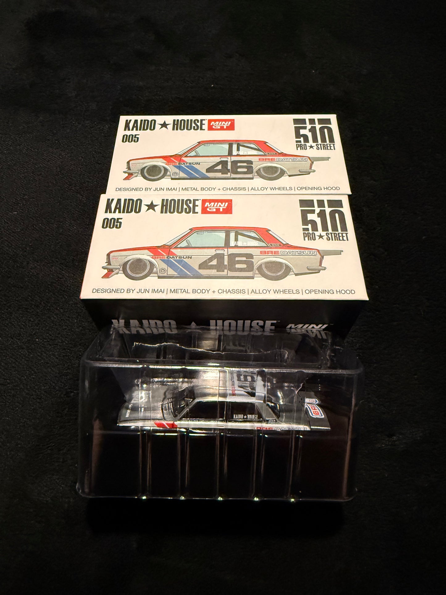 Kaido House 1:64 Datsun 510 Pro Street BRE510 V1 - Regular & Chase PAIR