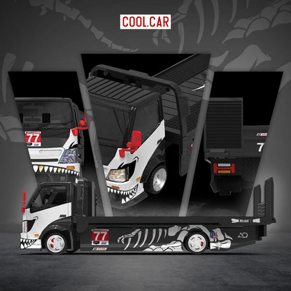 Cool Car 1:64 H300 Flatbed Transport - Bone Dragon