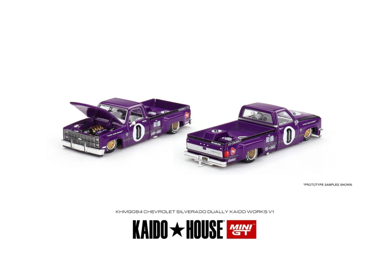 Kaido House 1:64 Chevrolet Silverado Dually KAIDO V1 - Regular & Chase PAIR