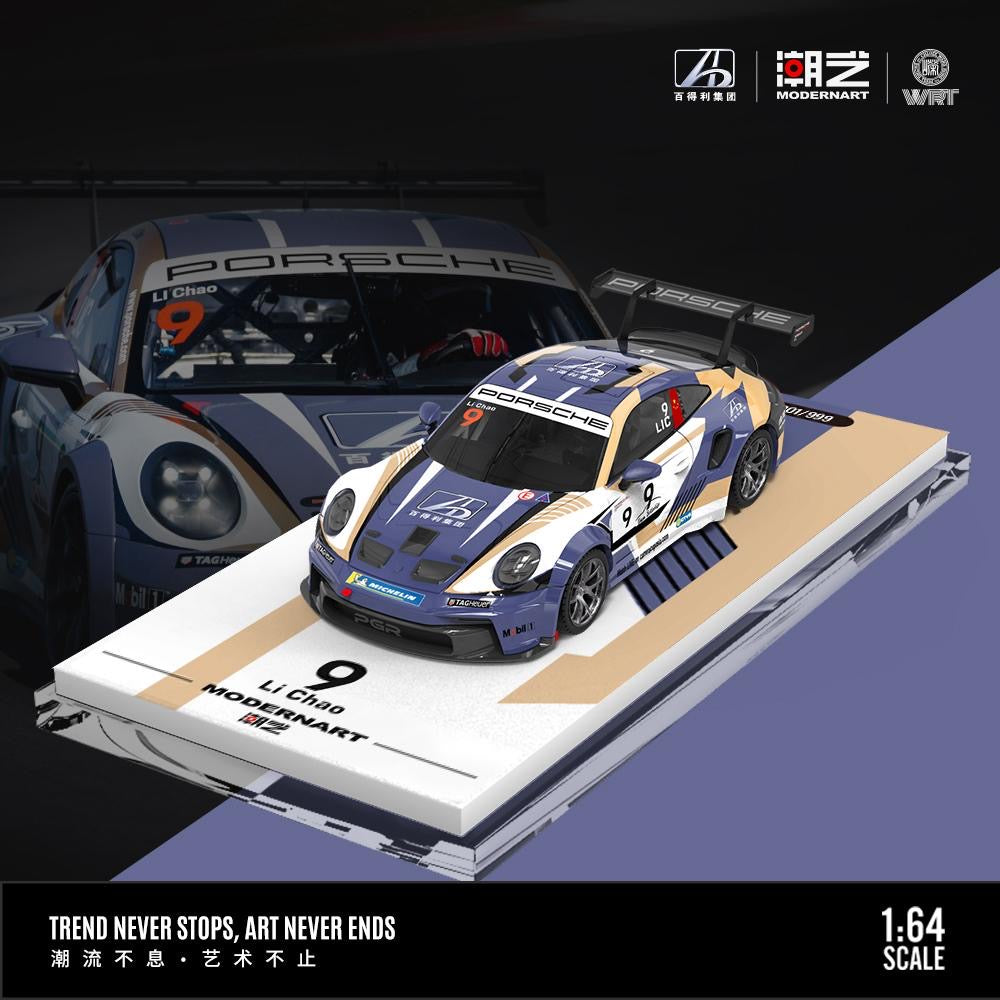 MD & Baideli & WRT 1:64 Porsche 911 GT3 CUP #9