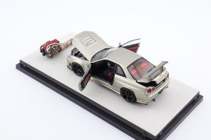 PGM 1:64 Nissan Skyline GT-R R34 - Millenium Jade