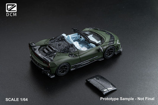 DCM 1:64 Ferrari SF90 F9XX Mansory Green - 2 Syles