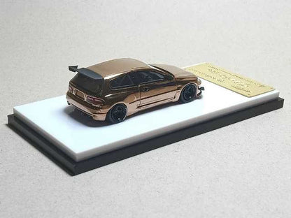 Model Collect MC 1:64 Honda Civic EG6 - Chrome Copper