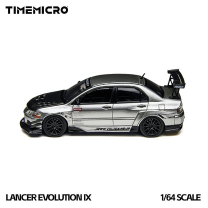 Time Micro 1:64 Mitsubishi Lancer Evo 9 - Silver