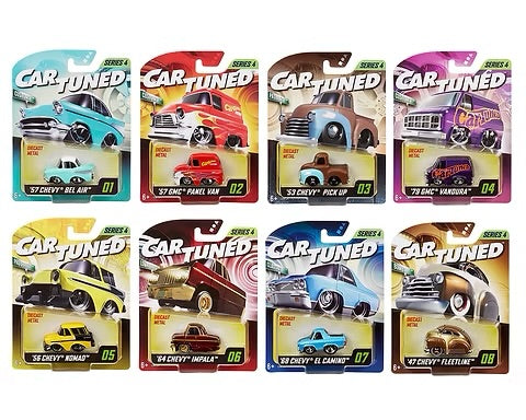 CarTuned 1:64 2025 Series 4 - Mainline Assortment Set Of 8