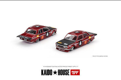 Kaido House 1:64 Datsun 510 Pro Street JPN V1 - Regular & Chase PAIR