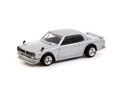 Tarmac Works 1:64 Nissan Skyline 2000GT-R (KPGC10) Silver - Japan Special Edition - GLOBAL64