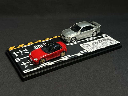 Modeler’s64 Initial D Set Vol.14 - Sakamoto Suzuki Capuccino EA11R VS Nobuhiko Akiyama Toyota Altezza SXE10