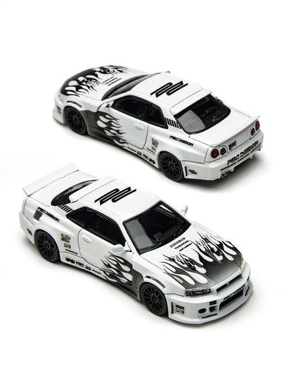 Time Micro X PSC Design 1:64 Skyline R34 Widebody “Smilodon”