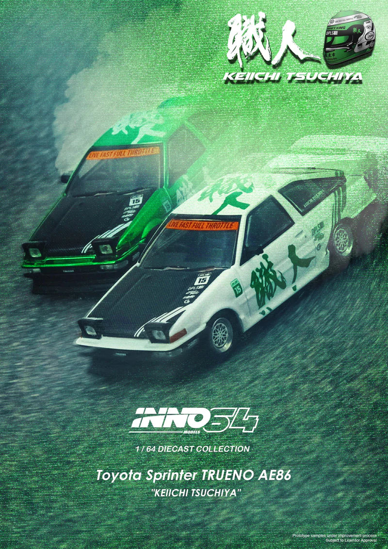 Inno64 1:64 Toyota Sprinter Trueno AE86 