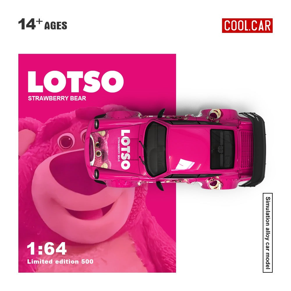 Cool Car 1:64 Porsche 964 Strawberry Bear Lotso