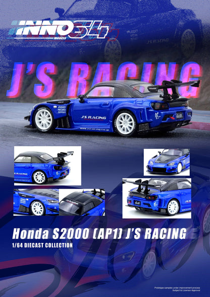 Inno64 1:64 Honda S2000 J's Racing - Blue