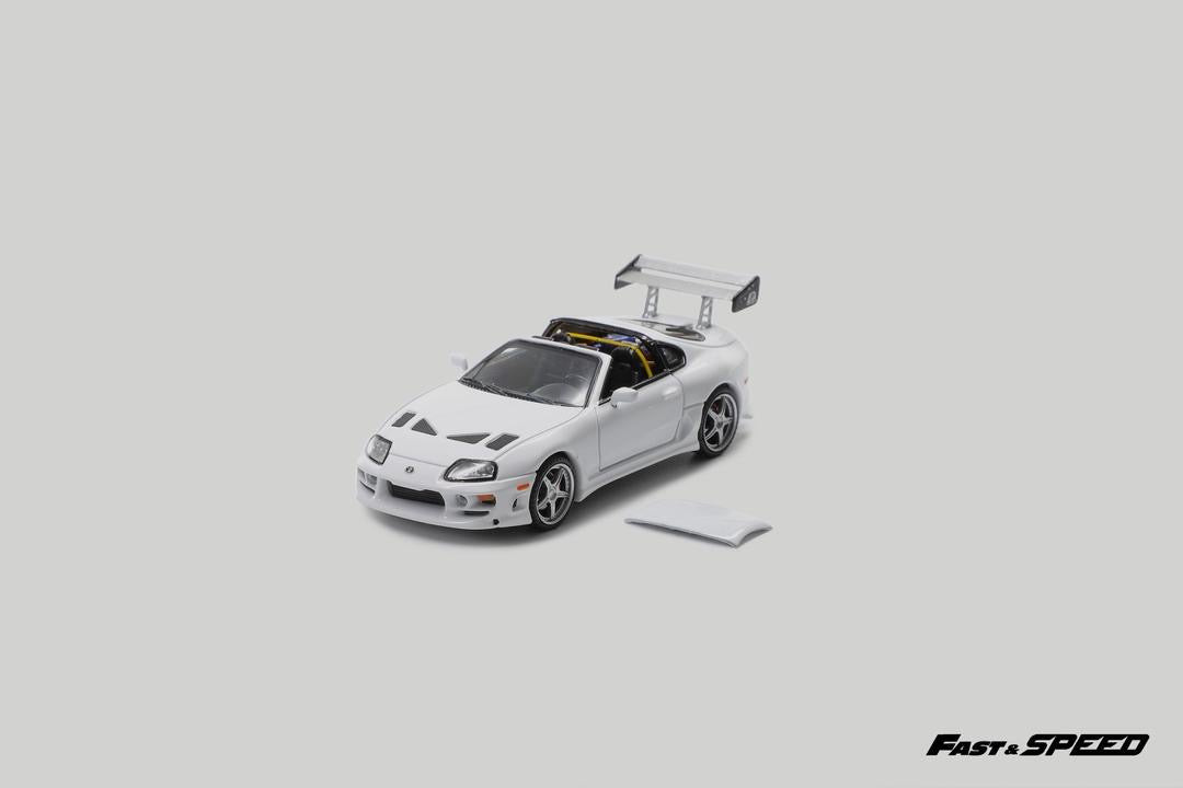 Fast Speed 1:64 Toyota Supra A80 Bomex Targa - White