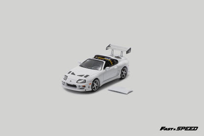 Fast Speed 1:64 Toyota Supra A80 Bomex Targa - White