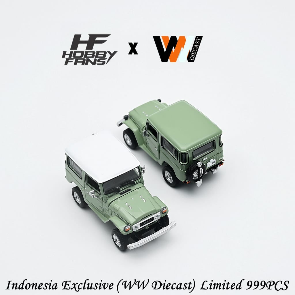 Hobby Fans 1:64 Toyota Land Cruiser FJ40 - 2 Styles