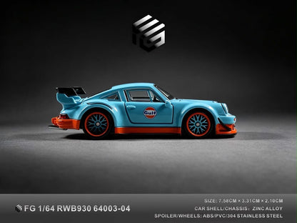 FG 1:64 Porsche RWB 930 Fully Opening - Gulf