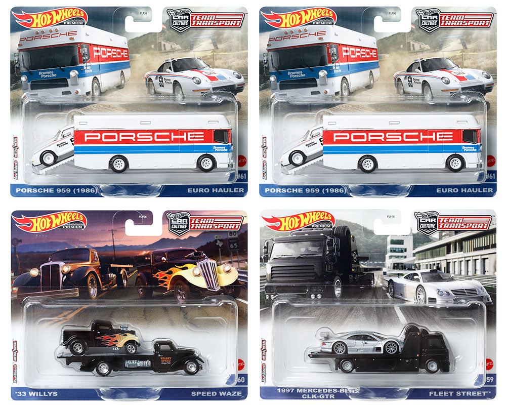 Hot Wheels 2023 1:64 Team Transport - W Case Assortment