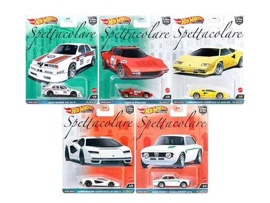 Hot Wheels 1:64 Premium 2023 Car Culture Spettacolare Set 5pcs