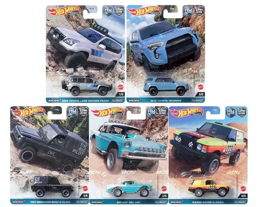 Hot Wheels 1:64 Premium Car Culture 2023 959F Assortment - Off Road *2 Sets*