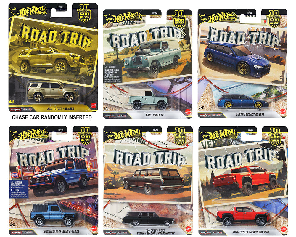 Hot Wheels 1:64 Car Culture 2026 V Assortment - Road Trip *Sealed Case* READ DESCRIPTION