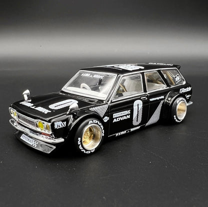 Kaido House 1:64 BLKLTD Datsun Kaido 510 Wagon Black Limited - KHMG019