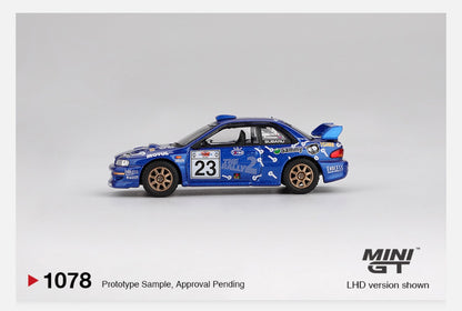 MiniGT 1:64 Subaru Impreza WRC99 #23 2000 Acropolis Rally #1078