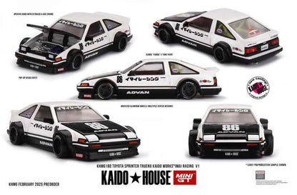 Kaido House 1:64 Toyota AE86 Sprinter Trueno Kaido Street V1 - Regular & Chase PAIR