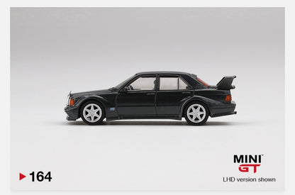 MiniGT 1:64 Mercedes-Benz 190E 2.5-16 Evolution II Black Pearl Metallic #164